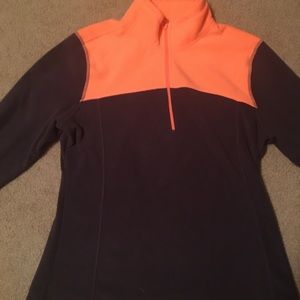 Old Navy Orange and Navy Fleece